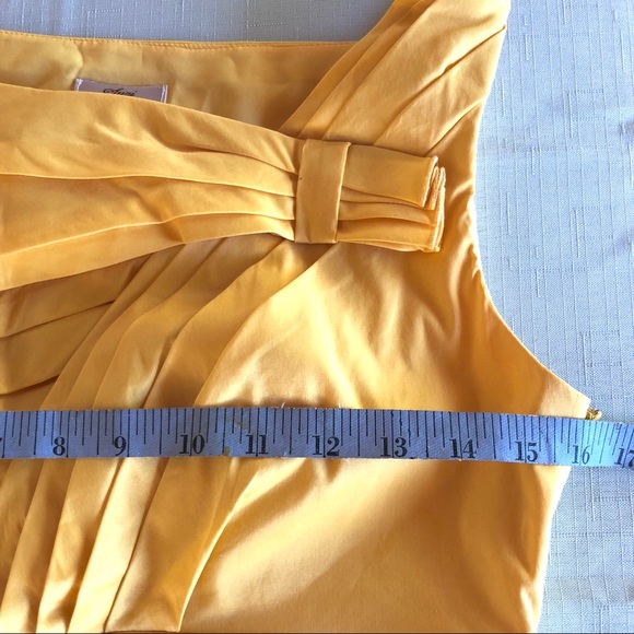 🌻 Suzi Chin for Maggy Boutique Yellow Dress - Picture 6 of 8